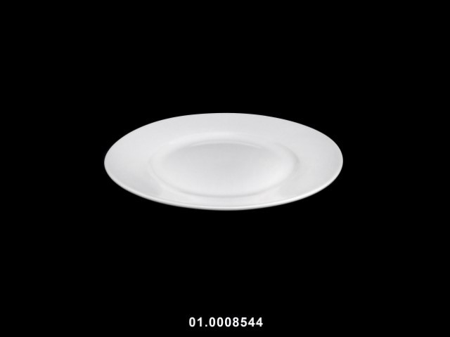 Plato de postre redondo "HOTEL" color blanco 20 cm · porcelana
