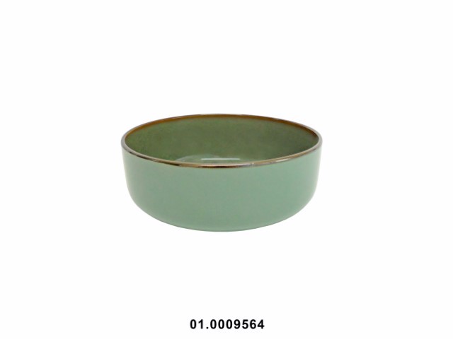 Cuenco para sopa color verde 16 cm · gres