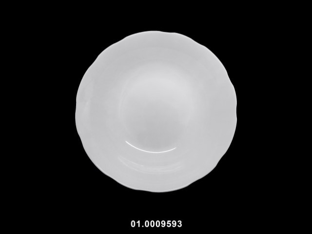 Ensaladera 9" color blanco 23 cm · porcelana
