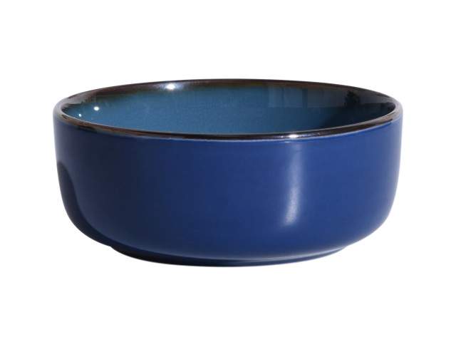 Cuenco para sopa color azul oscuro 16 × 7 cm · gres