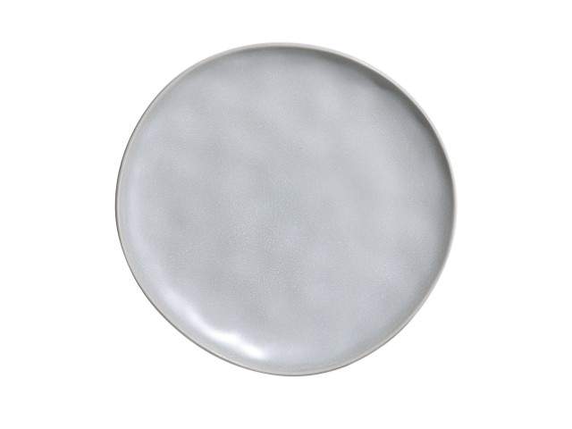 Plato de postre color gris 21 cm · gres