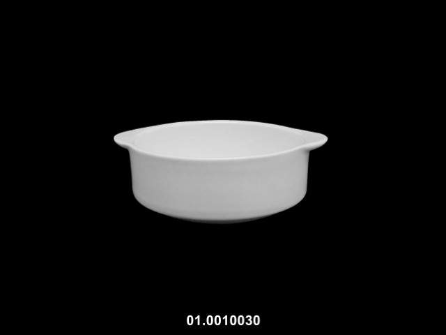 Cuenco color blanco 16 × 12 × 6 cm · porcelana