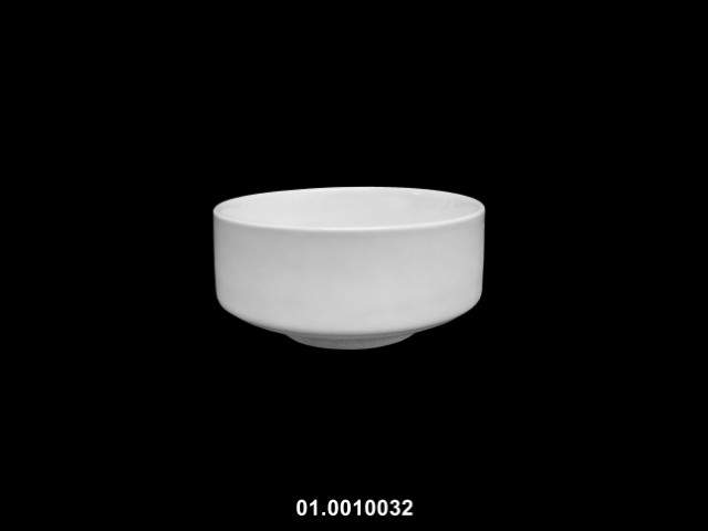 Cuenco redondo color blanco 11 × 5 cm · porcelana