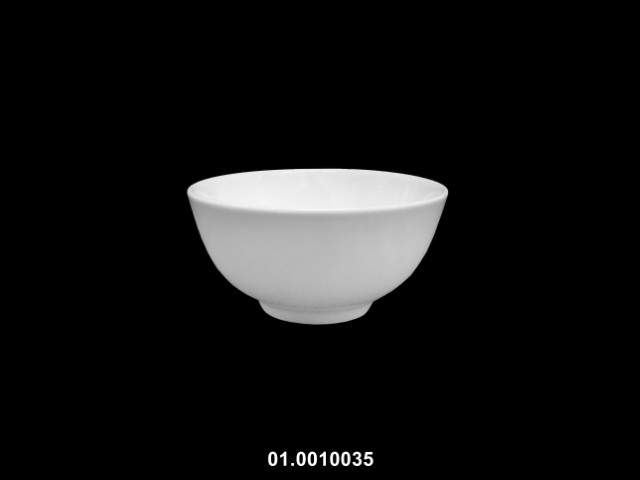 Cuenco redondo color blanco 11 × 6 cm · porcelana