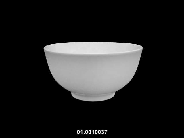Cuenco redondo color blanco 14 × 7 cm · porcelana