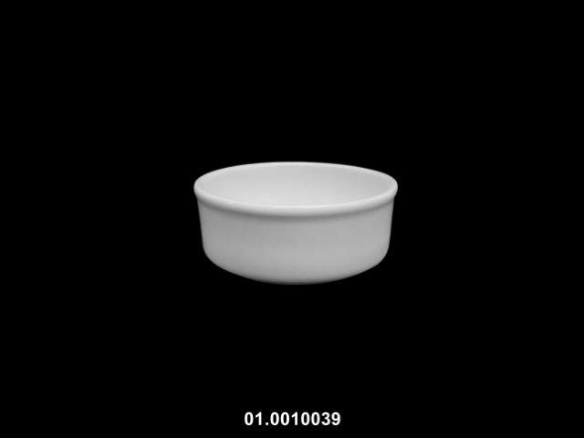 Cuenco redondo color blanco 8 × 3 cm · porcelana
