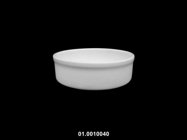 Cuenco redondo color blanco 10 × 3 cm · porcelana