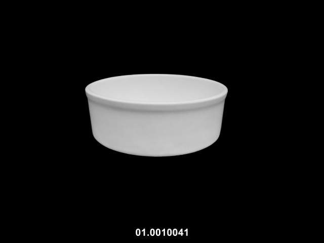 Cuenco redondo color blanco 12 × 4 cm · porcelana