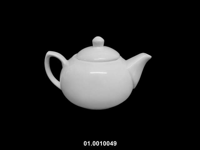 Tetera 350 ml con tapa color blanco 15 × 10 × 10 cm · porcelana