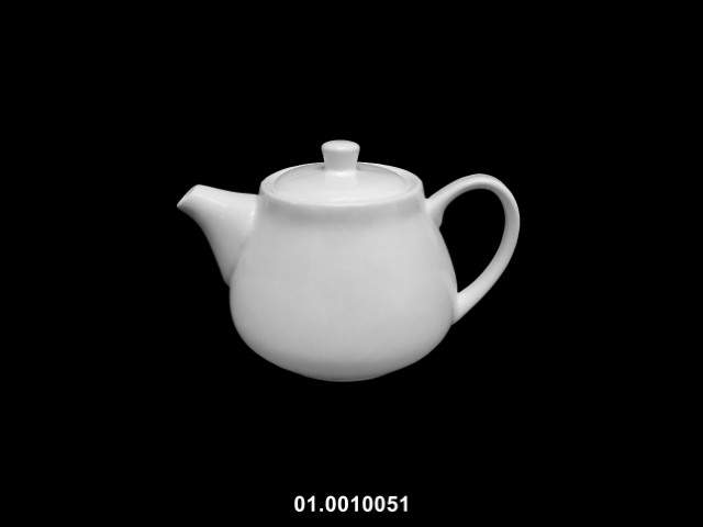 Tetera 700 ml con tapa color blanco 17 × 11 × 9 cm · porcelana