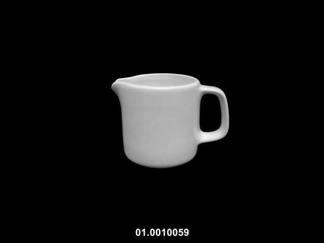 Salsera 200 ml color blanco 10 × 7 cm · porcelana