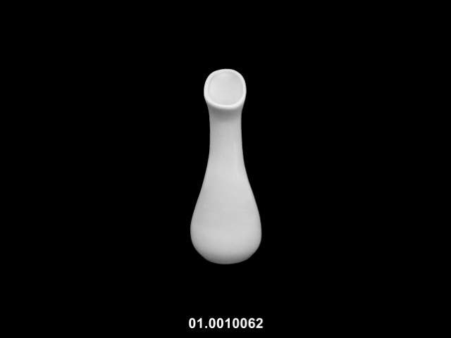 Jarrón color blanco 15 × 6 cm · porcelana