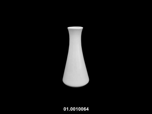 Jarrón color blanco 13 × 6 cm · porcelana