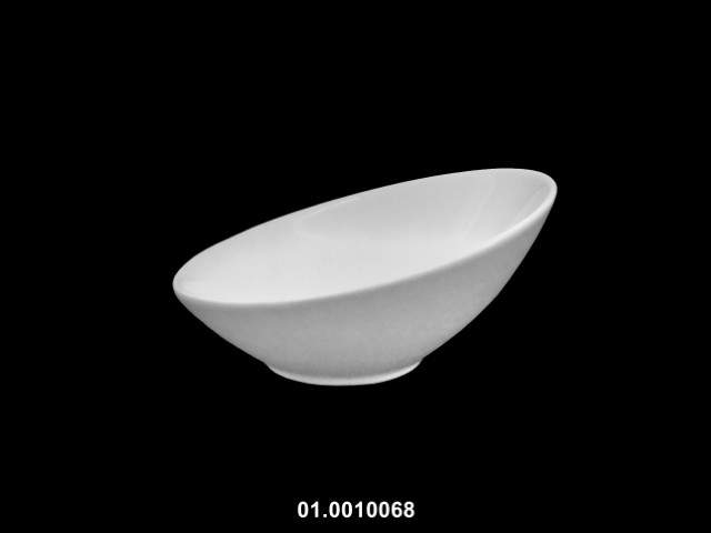 Cuenco redondo color blanco 21 × 21 × 10 cm · porcelana