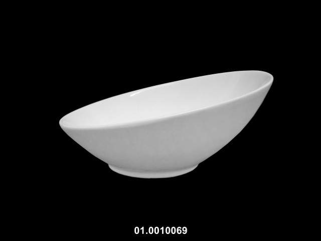 Cuenco redondo color blanco 25 × 25 × 10 cm · porcelana