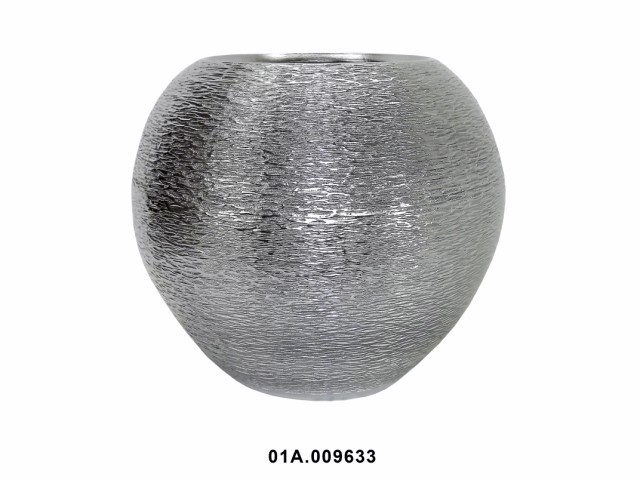 Jarrón bola pintado 50 cm · cerámica