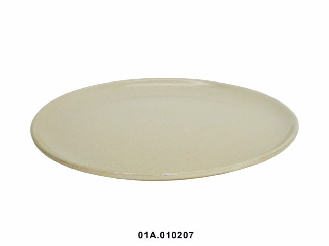 Plato para pizza color mostaza 33 cm · gres