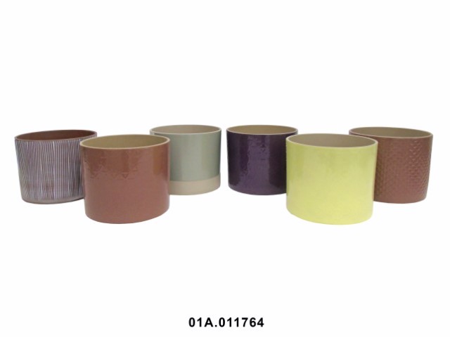 Maceta pintada 24 × 20 cm · gres