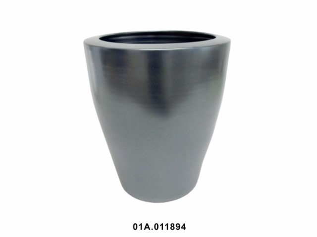 Maceta belmonte color plata 45 cm · cerámica