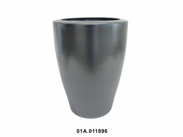 Maceta belmonte color plata 55 cm · cerámica