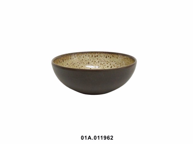 Cuenco para cereales color marrón 16 × 5 cm · gres