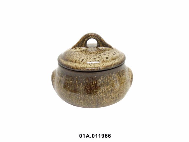 Plato hondo "NEIVA" 0,5l color marrón 15 × 12 cm · gres