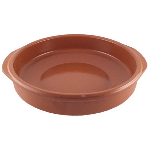 Cazuela redonda 28 cm · barro