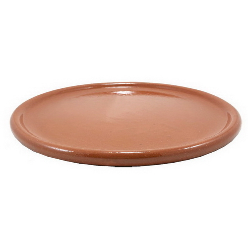 Plato asador 31 cm · barro