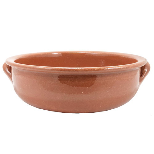 Tartera barro 38 × 8,5 cm asas
