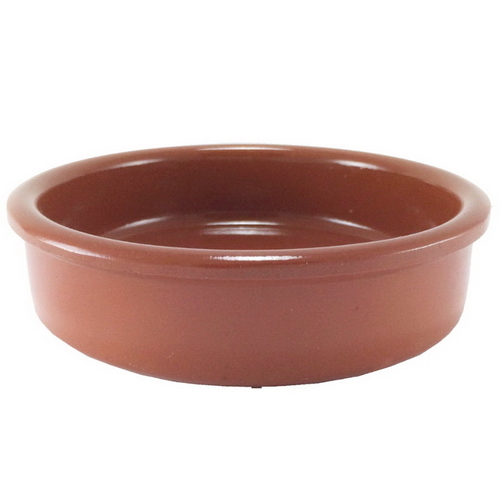 Cazuela lisa recta 12 cm · barro