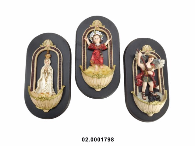 Placa con Figura de Santo 21 cm · marfinite