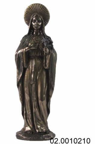 Sagrado Corazón de María color bronce 8 × 7 × 28 cm · marfinite