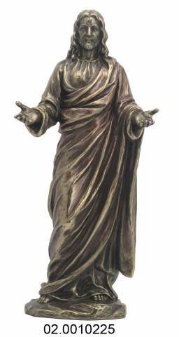 Jesús con los Brazos Abiertos color bronce 10 × 8 × 23 cm · marfinite