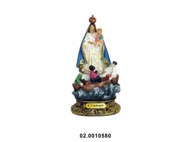 Nuestra Señora de los Navegantes multicolor 15 cm · marfinite