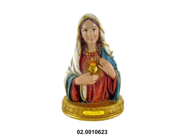 Sagrado Corazón de María multicolor 30 cm · marfinite