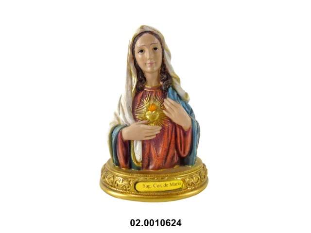 Sagrado Corazón de María multicolor 20 cm · marfinite