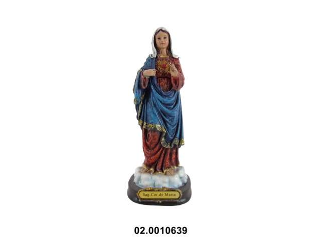 Sagrado Corazón de María multicolor 20 cm · marfinite