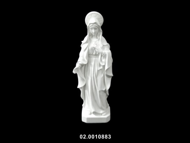 Sagrado Corazón de María color blanco/crema 20 cm · marfinite