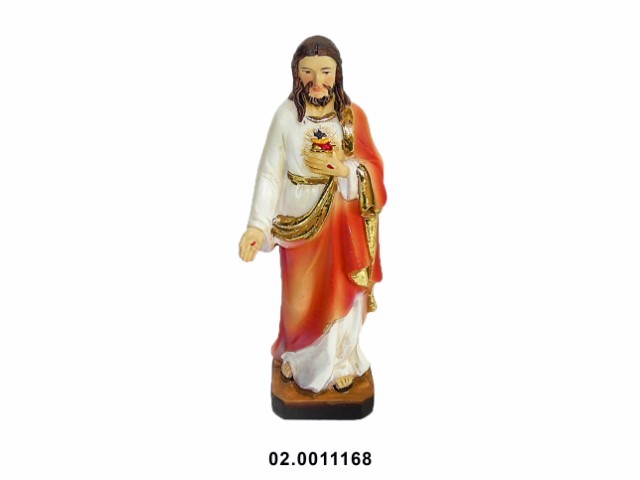 Sagrado Corazón de Jesús multicolor 12 cm · marfinite