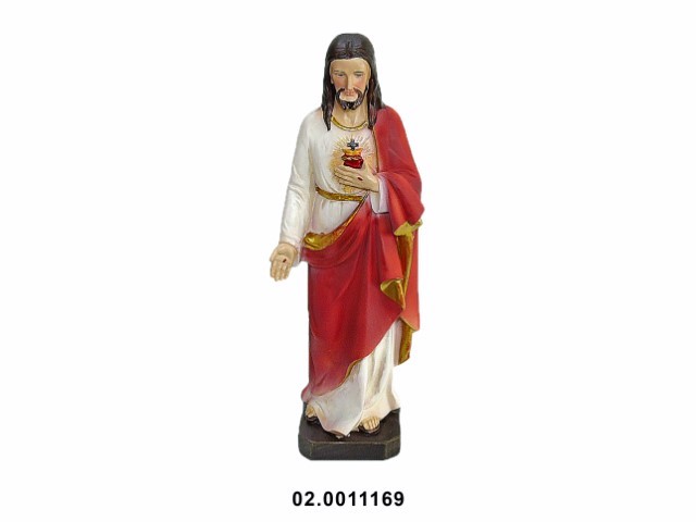 Sagrado Corazón de Jesús multicolor 20 cm · marfinite
