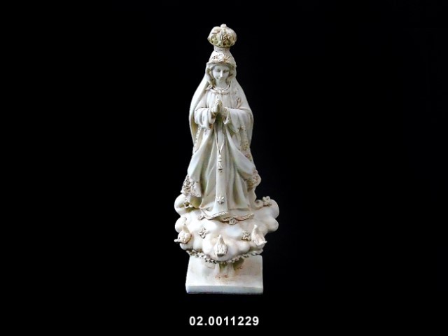Nuestra Señora de Fátima color crema 7 × 6 × 20 cm · marfinite