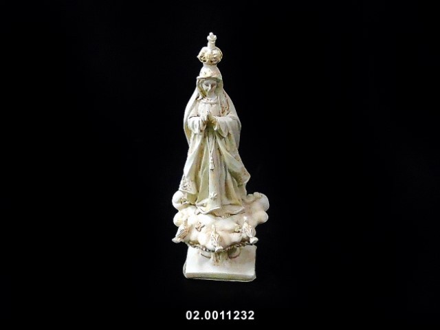 Nuestra Señora de Fátima color crema 4 × 3 × 12 cm · marfinite