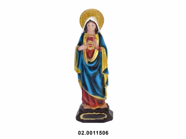 Sagrado Corazón de María multicolor 20 cm · marfinite