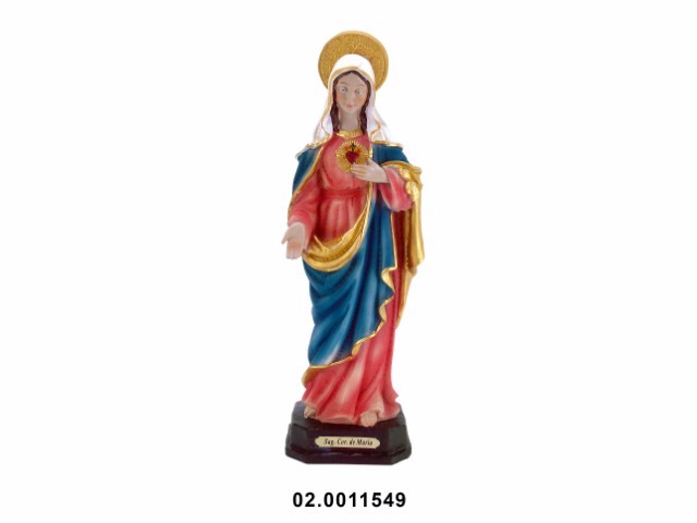 Sagrado Corazón de María multicolor 14 × 12 × 40 cm · marfinite