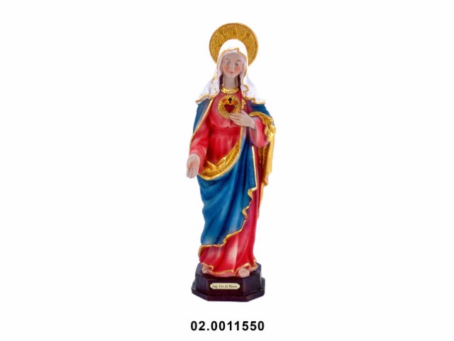 Sagrado Corazón de María multicolor 10 × 8 × 30 cm · marfinite