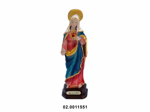 Sagrado Corazón de María multicolor 4 × 4 × 13 cm · marfinite