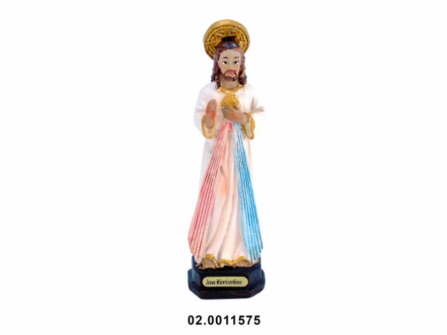 Jesús Misericordioso multicolor 4 × 4 × 14 cm · marfinite
