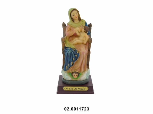 Nuestra Señora de la Nazaré multicolor 17 cm · marfinite