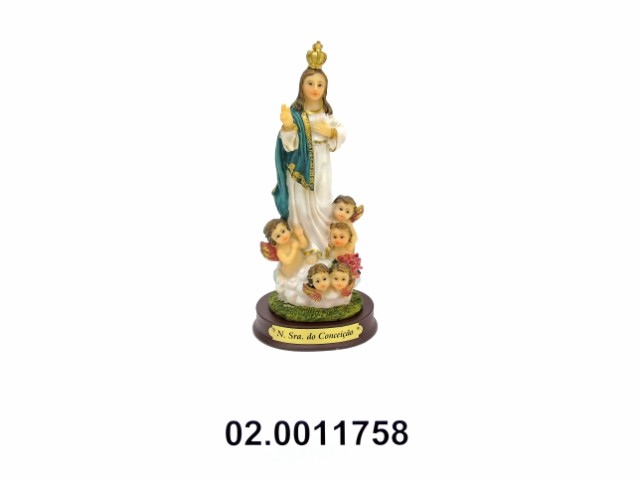 Nuestra Señora de la Concepción multicolor 13 cm · marfinite