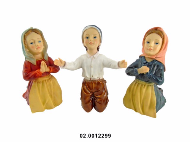 Conjunto de Pastorcillos de Fátima multicolor 30 cm · marfinite